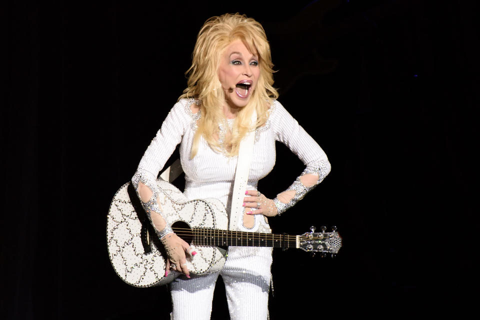 Dolly Parton is on tour and the photos make it look like a magical wonderland