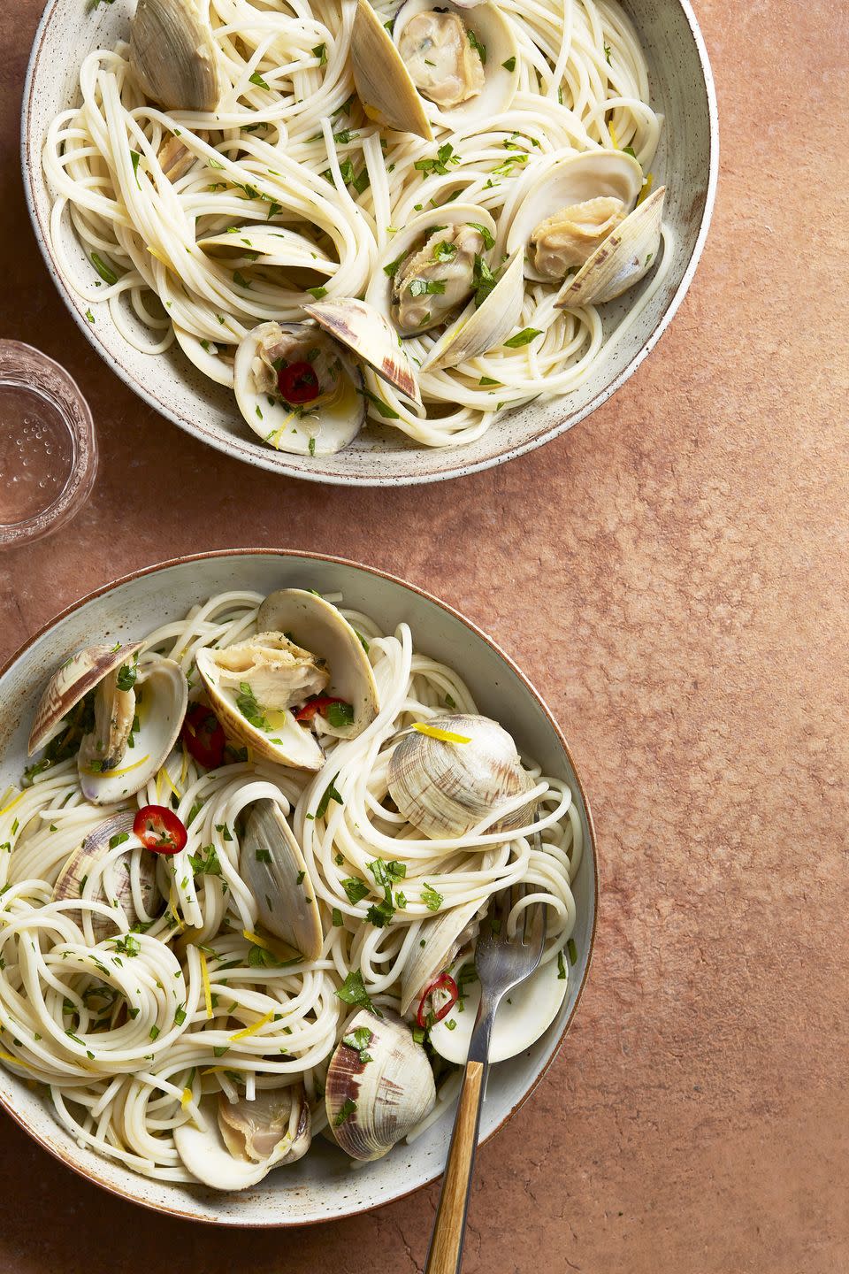 Clams, Chile, and Lemon Spaghetti