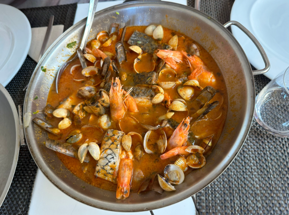 ‘Cataplana’ is a local speciality: stew cooked in a traditional, clam-shaped metal pot (Joanna Booth)