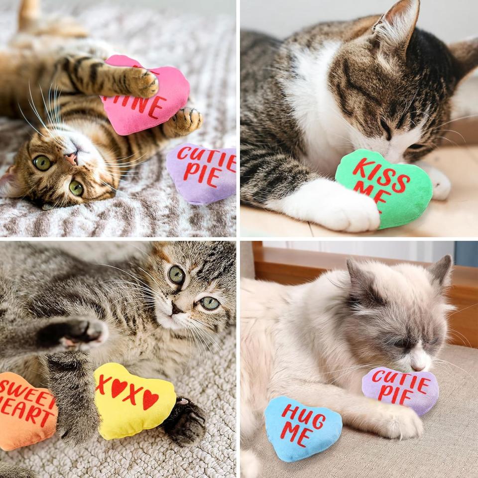 Cute Valentine's Day Cat Toys on Amazon for $13