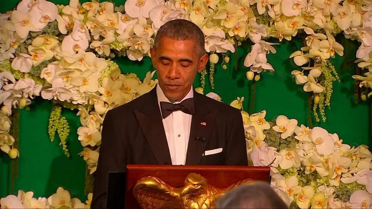 Obama Teases Cruz at WH State Dinner