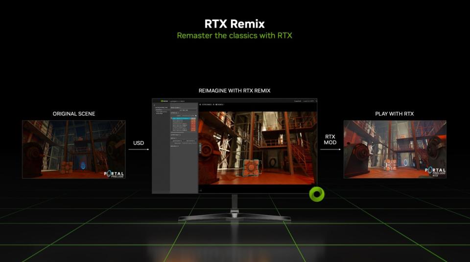 NVIDIA宣布開源RTX Remix Runtime等工具，讓舊款遊戲製作細膩MOD模組變更容易