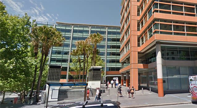 The man set himself alight outside the Immigration building on Lee Street in Sydney. Photo: Google Maps