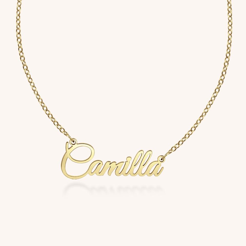 <p><a href="https://go.redirectingat.com?id=74968X1596630&url=https%3A%2F%2Fmonyajewelry.com%2Fproducts%2Fcamilla-necklace%3F_pos%3D6%26_sid%3D9437634dc%26_ss%3Dr%26variant%3D41067148804292&sref=https%3A%2F%2Fwww.thepioneerwoman.com%2Fholidays-celebrations%2Fgifts%2Fg38687296%2Fvalentines-day-gifts-for-mom%2F" rel="nofollow noopener" target="_blank" data-ylk="slk:Shop Now;elm:context_link;itc:0;sec:content-canvas" class="link ">Shop Now</a></p><p>Camilla Nameplate Necklace</p><p>monyajewelry.com</p><p>$135.00</p><span class="copyright">Monya Jewelry </span>
