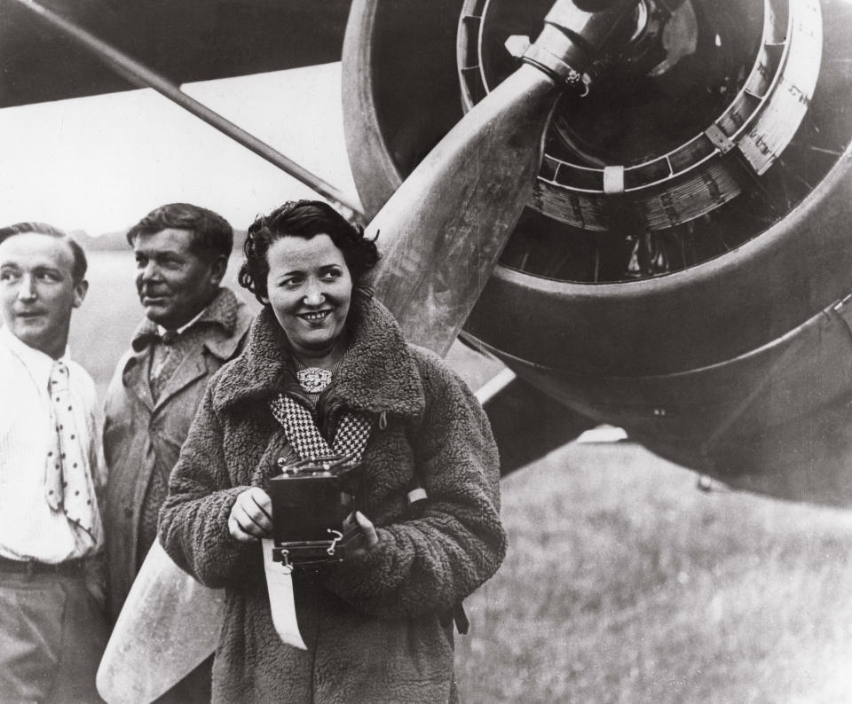 Maryse Hilsz, French aviator, circa 1935.