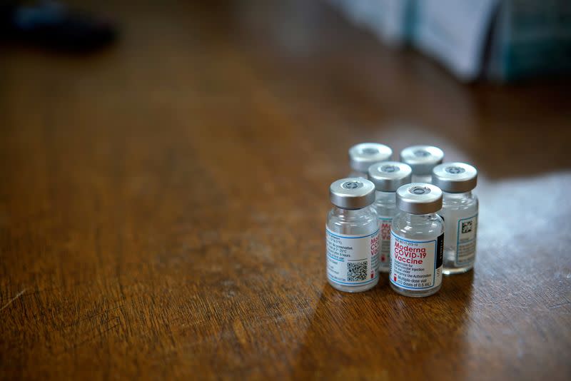 FILE PHOTO: Rural vaccine center in New Mexico