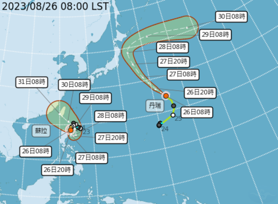 （圖取自中央氣象局網站）