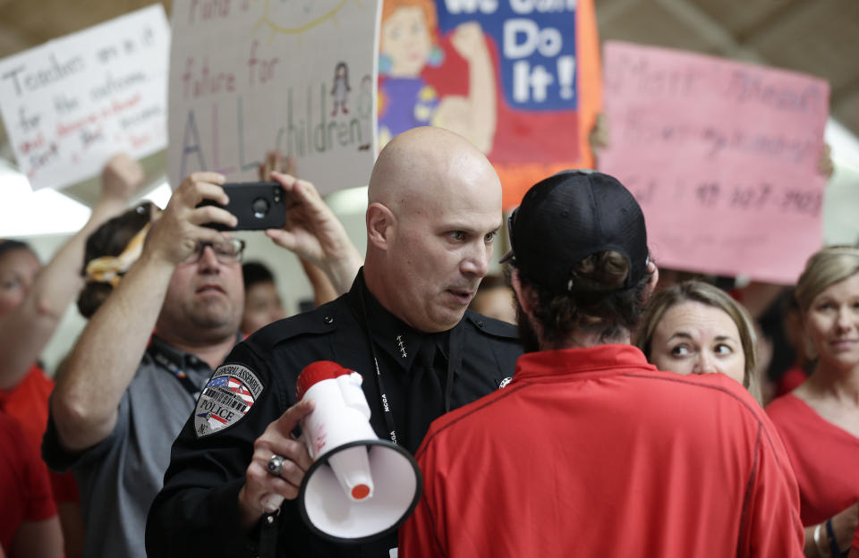 North Carolina teachers march in Raleigh