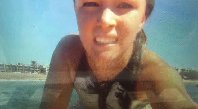 Images of a girl were found on the Go Pro. Source: Supplied / Cara Ryan