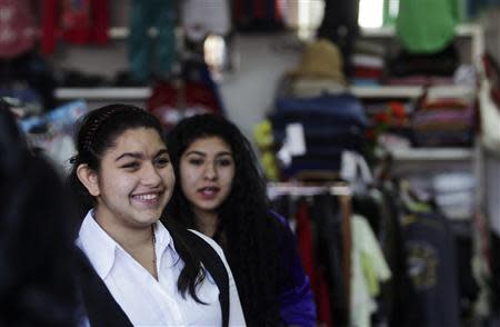 Leonarda Dibrani shops in the town of Mitrovica in Kosovo October 19, 2013. REUTERS/Hazir Reka