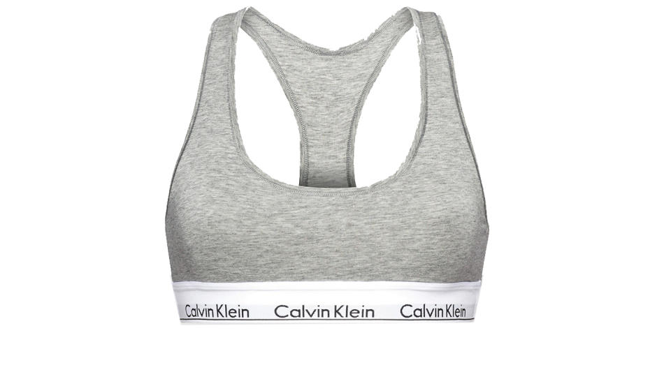 Calvin Klein Women's Modern Cotton-Bralette Sports Bra