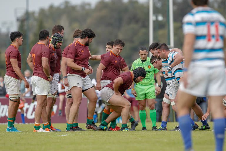 El pack está dando como nunca el presente en Newman; se celebró haberle hecho un try de forwards a SIC.