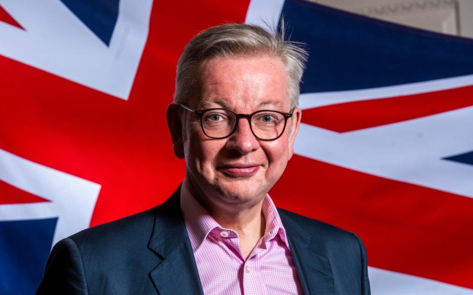 Commission Gre0100674 Assigned Daily Telegraph Section: DT News Michael Gove portrait Cabinet Office, - The Telegraph