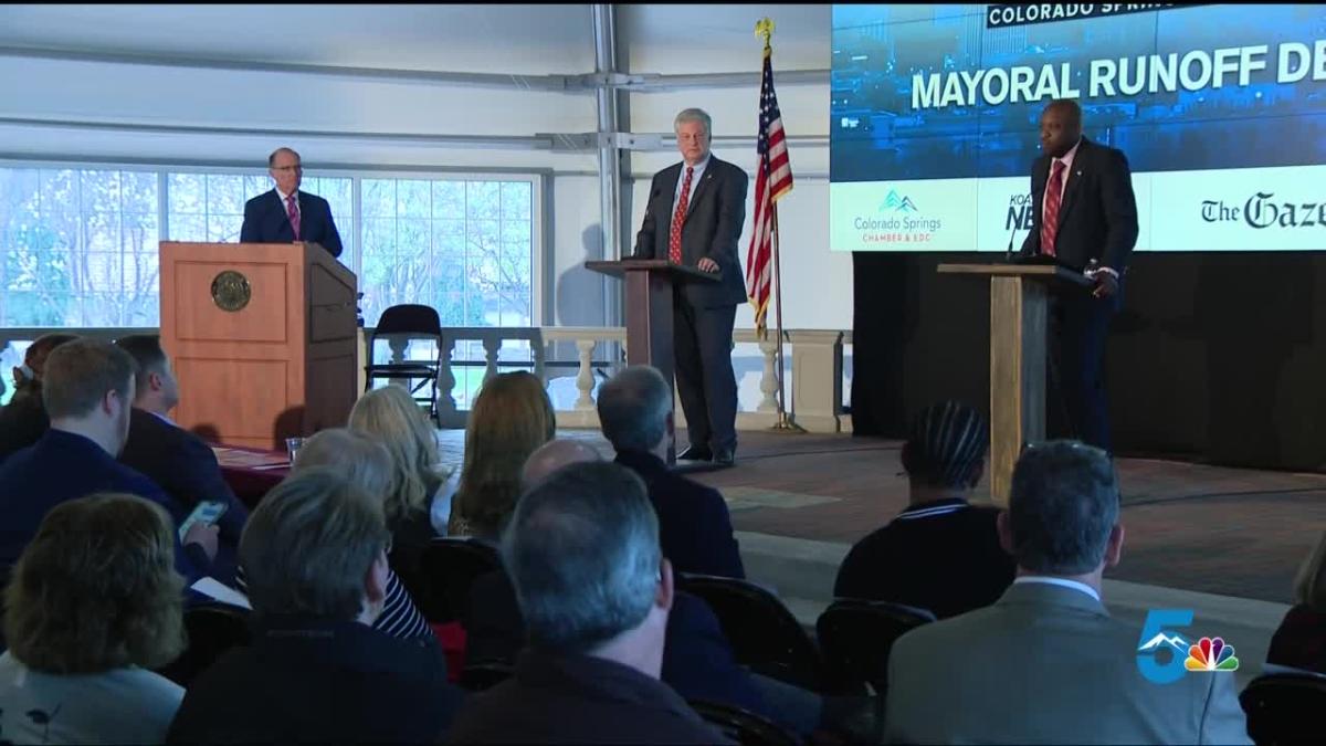 Colorado Springs Mayoral candidates debate issues facing a growing city