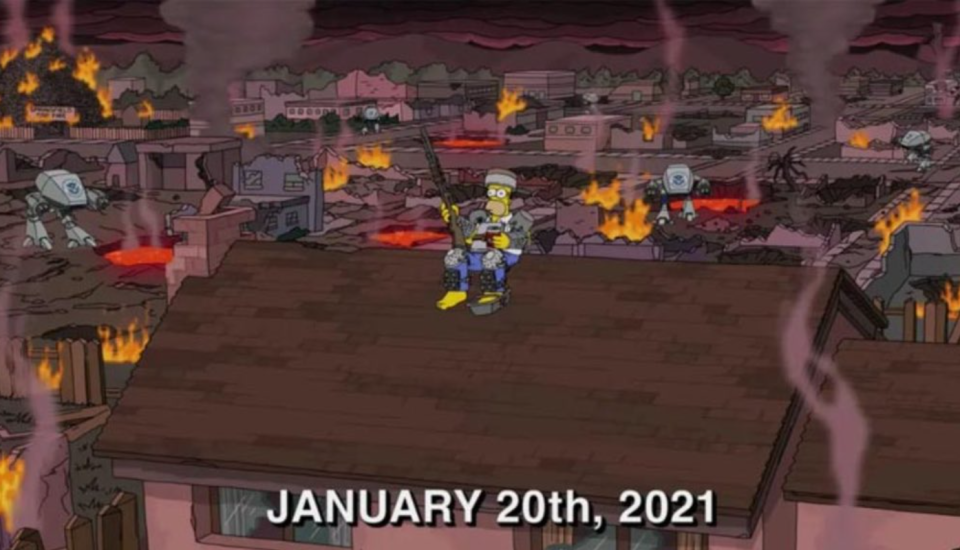 simpsons riot prediction