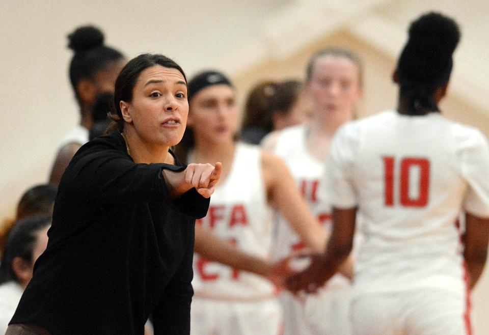 NFA girls basketball coach Courtney Gomez and the Wildcats have won five of their last seven games.