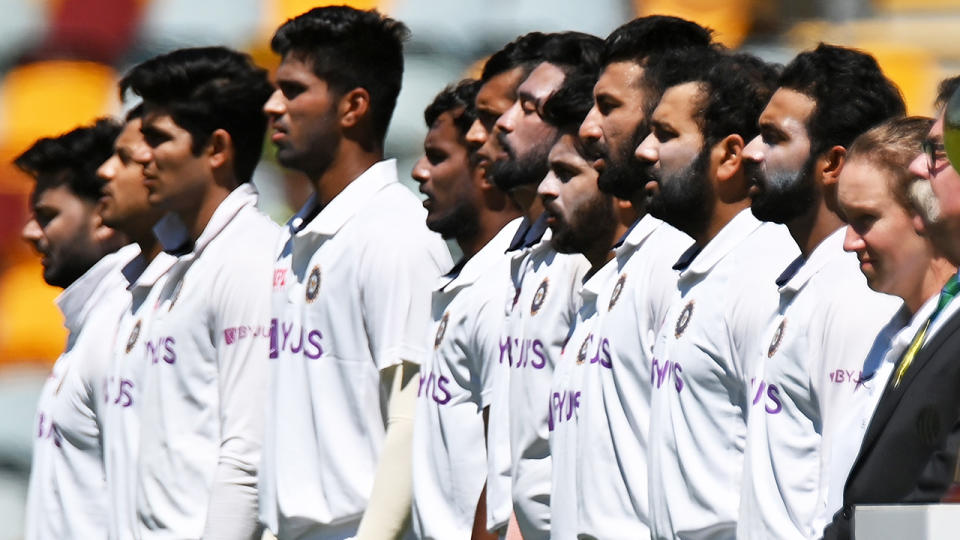 India were forced into four changes and playing two debutants in the Gabba Test due to a worsening injury crisis. (Photo by Bradley Kanaris/Getty Images)