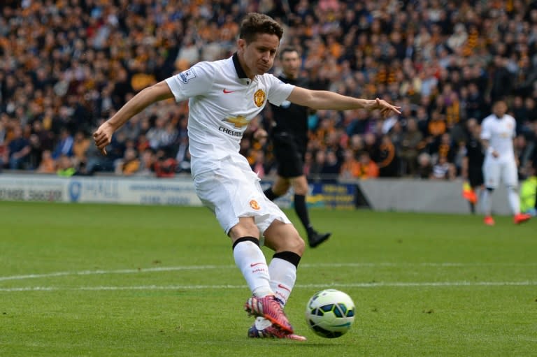 With the plan to revert to a 4-3-3 system, Ander Herrera, pictured, will be just one of five players competing for the three midfield starting berths