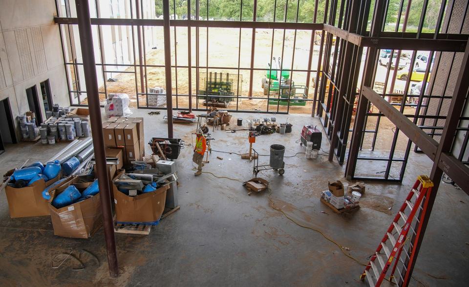 Colony Oaks Elementary School is one of two new campuses scheduled to open in the Bastrop district this fall to address growth and overcrowding.