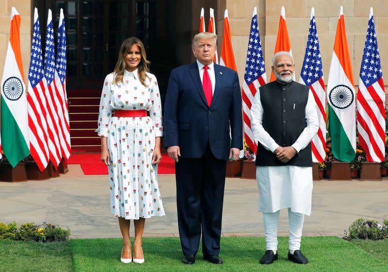 U.S. President Donald Trump visits India