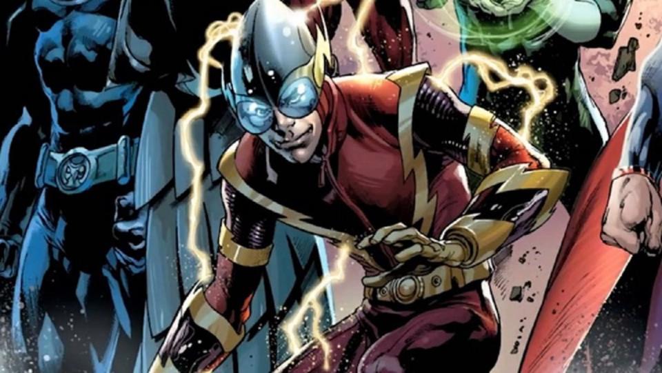 Johnny Quick, the speedster of Earth-3's evil JLA, the Crime Syndicate.