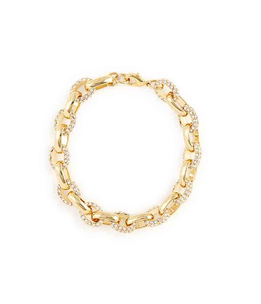 Ann Taylor Pave Link Bracelet