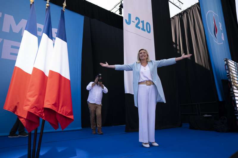 法國極右翼政黨「民族陣線」領導人勒潘（美聯社）
