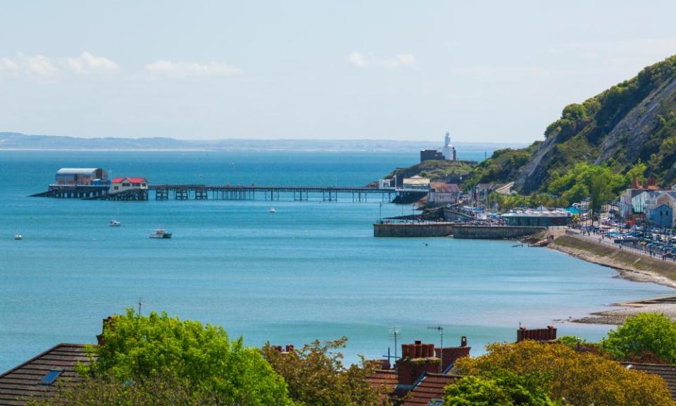 Mumbles Pier and Lighthouse.