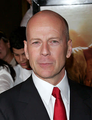 Bruce Willis at the New York premiere of 20th Century Fox's Live Free or Die Hard