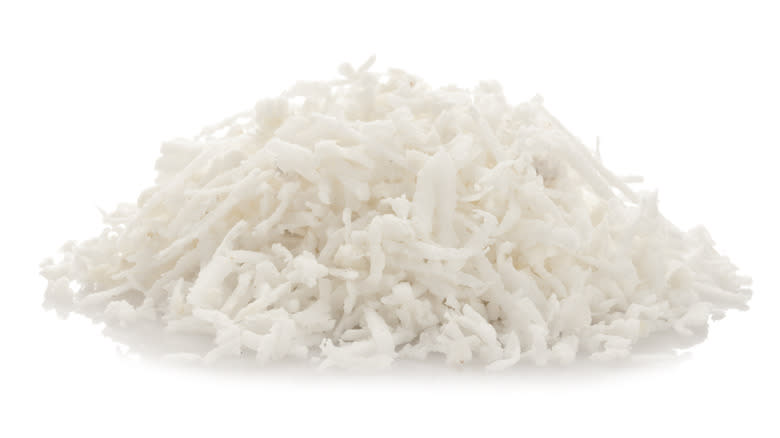 Shredded coconut