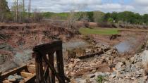 Hantsport residents worry erosion will consume bridge, ball field