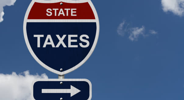 state taxes this way  blue and...