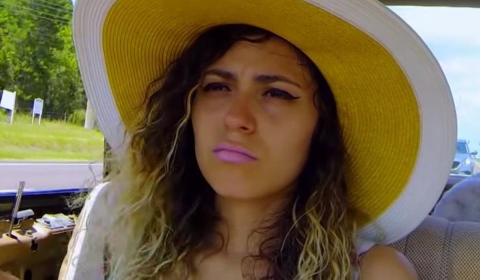 Cassia in a hot car looking sad 90 Day Fiance TLC