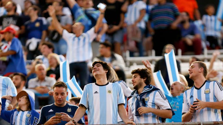 El Monumental, minutos del comienzo del partido