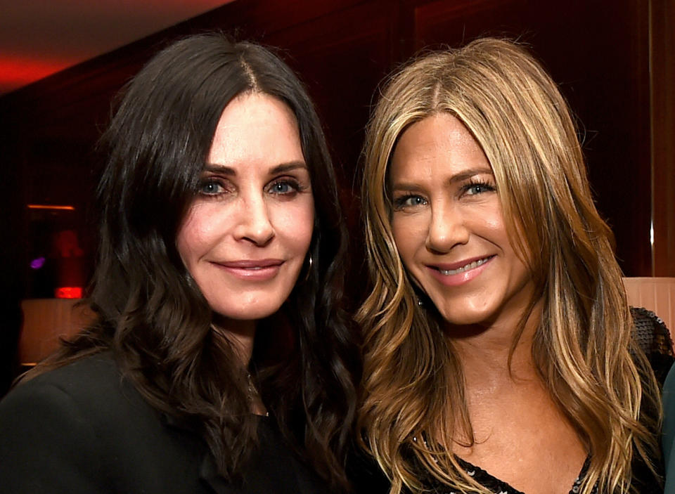 Courteney Cox y Jennifer Aniston