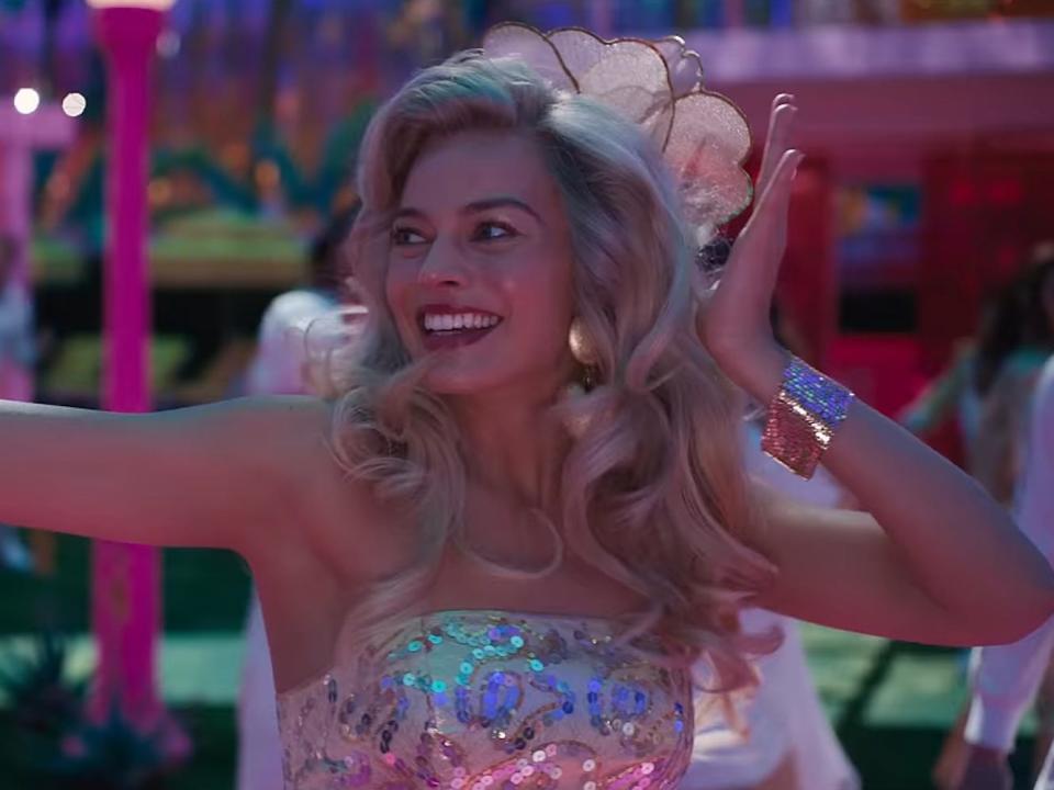 Margot Robbie as Barbie in "Barbie."