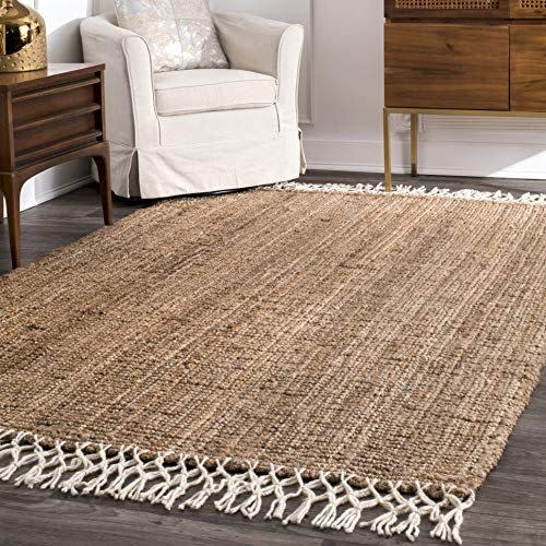 19) Hand Woven Wool Accent Rug