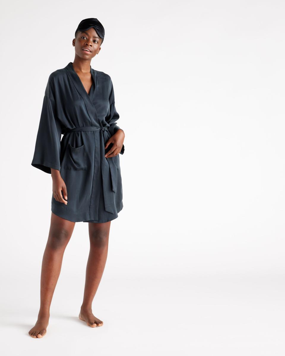 5) 100 Percent Washable Silk Robe