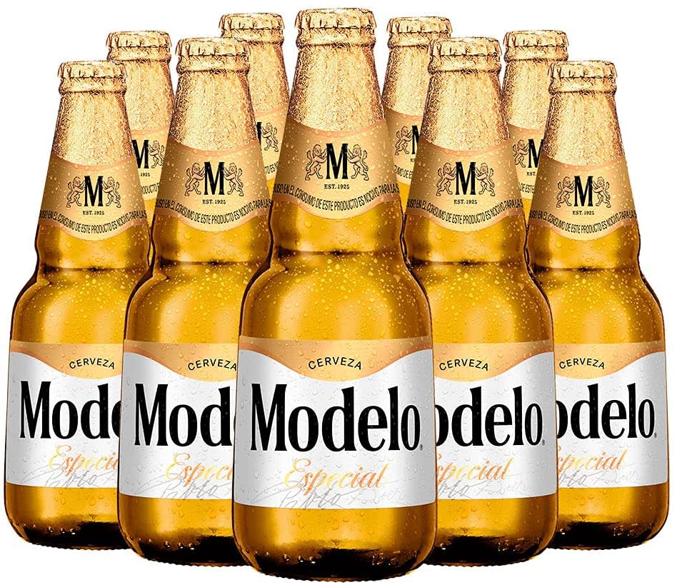 Cerveza Clara, Modelo Especial, 12 botellas de 355 ml c/u/Amazon.com.mx