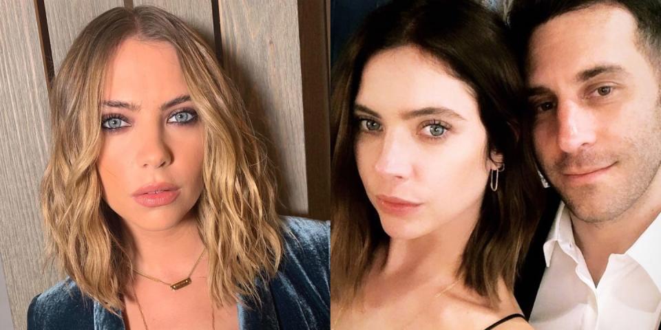 <p>Ashley Benson just shed the blonde hair she's been rocking for years, for a classic fall upgrade. She covered her bleached strands with a gorgeous chestnut ombre that fades from black-brown to caramel. Call me basic, but I'm copying this look stat.</p>