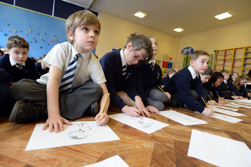 Pupils at All Souls' Catholic Primary School follow the rules of 'be ready, be respectful, be safe'