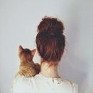 <p>You can deal with anything if you’re hair is safe in a messy bun. <i>[Photo: Pinterest]</i></p>