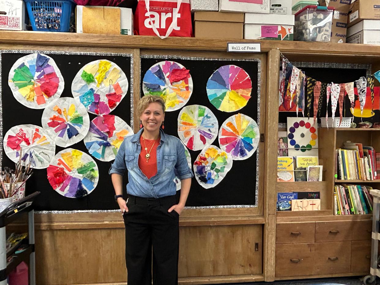 Kathryn Murphy teaches art to students across Sault Area Schools.