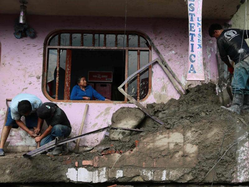 In Perus Hauptstadt Lima haben die Aufräumarbeiten begonnen. Foto: Carlos Lezama