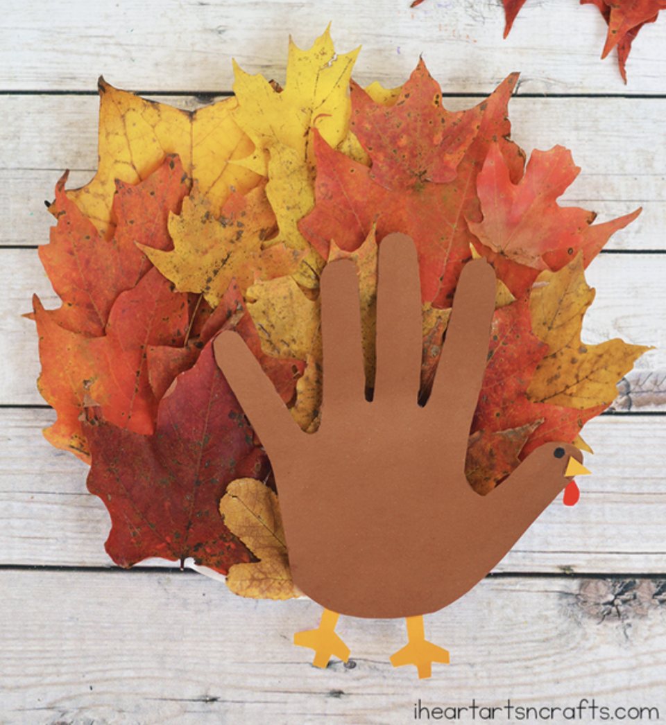 Handprint Leaf Turkey