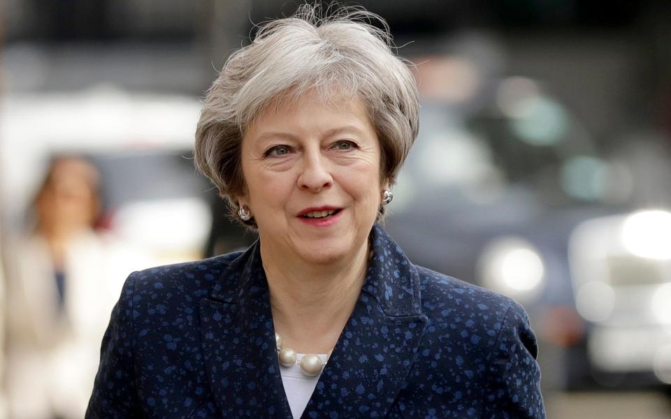 Theresa May, the Prime Minister - AP