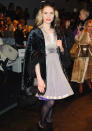 <b>London Fashion Week AW13 FROW</b><br><br>Kate Nash didn't win our fashion vote with her look at the Bora Aksu show, stepping out in a bizarre tutu skirted dress and velour cape.<br><br>©PA