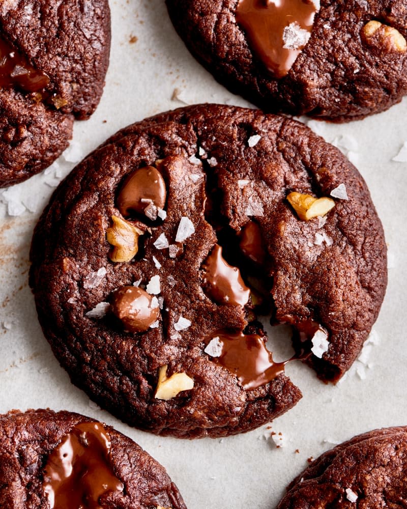 Vegan Double Chocolate Cookies