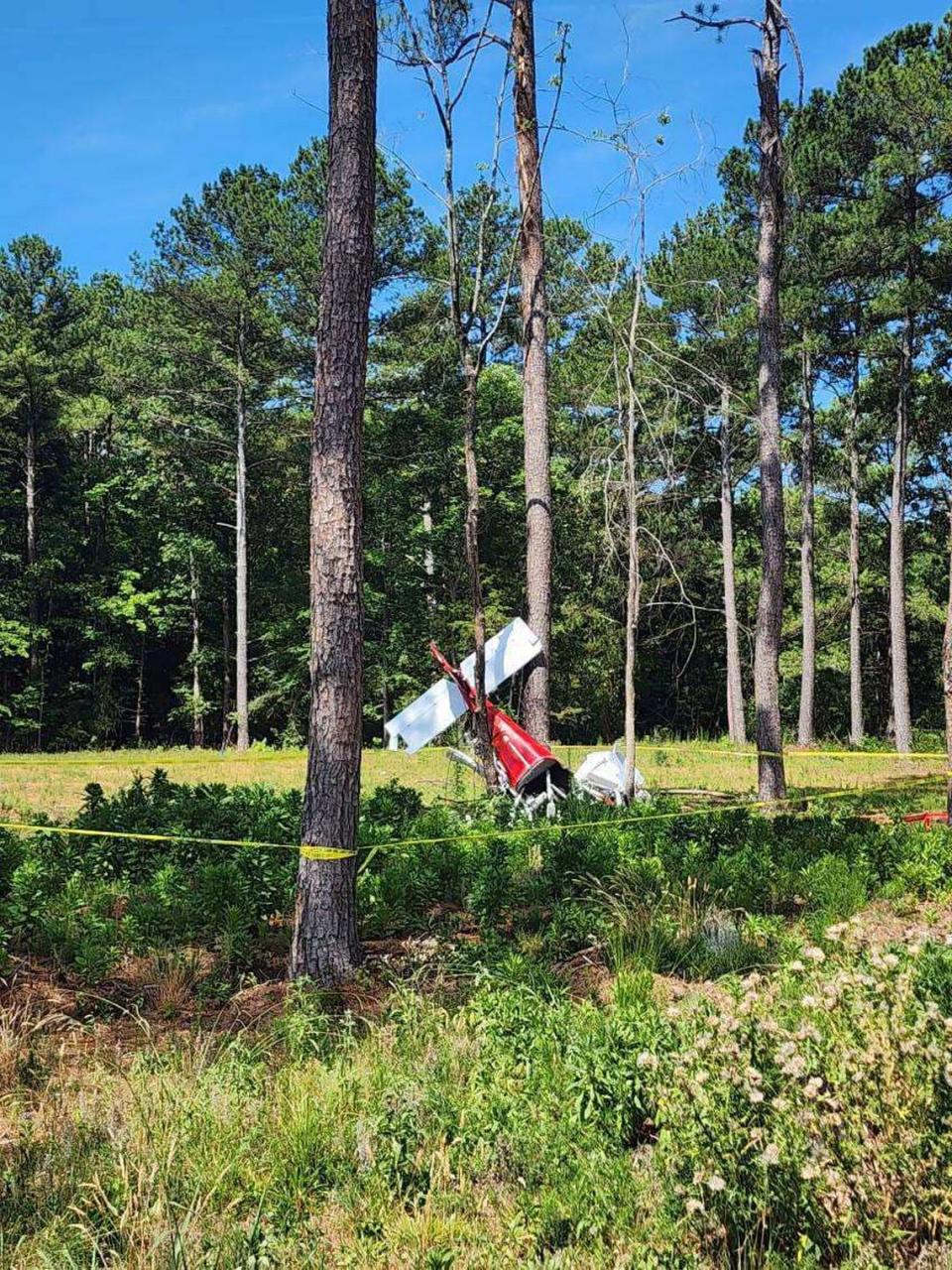 A plane crashed, according to the Saluda County Sheriff’s Office.