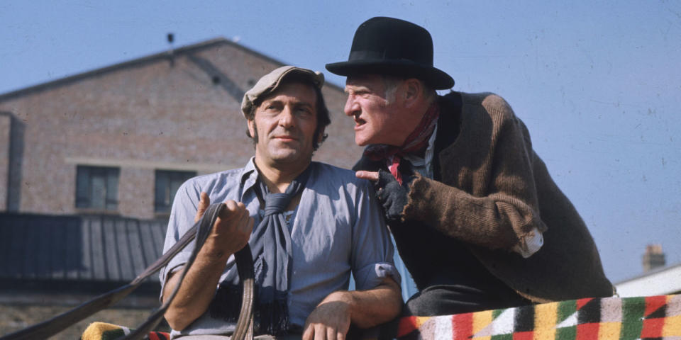 Harry H Corbett and Wilfrid Brambell